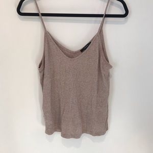 2/$15 Beige Crop Top from Forever 21